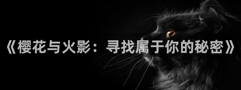 动漫岛最新版：《樱花与火影：寻找属于你的秘密》